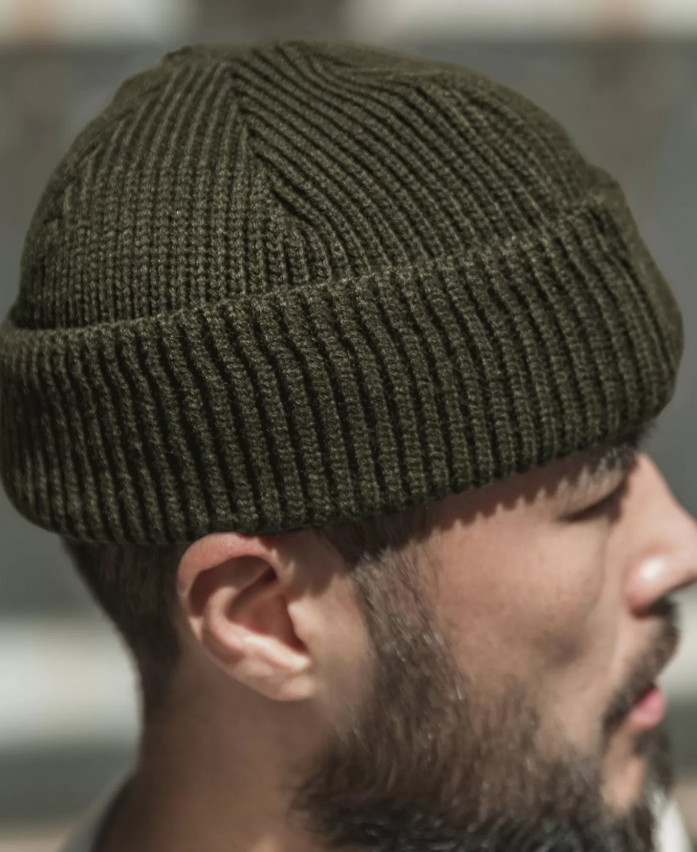 wwii_usaaf_a_watch_cap__olive_5.webp Store WWII USAAF A-4 Watch Cap - Hats & Caps