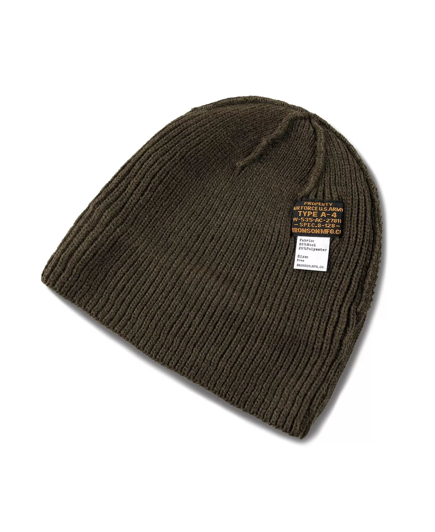 wwii_usaaf_a_watch_cap__olive_9.webp Store WWII USAAF A-4 Watch Cap - Hats & Caps