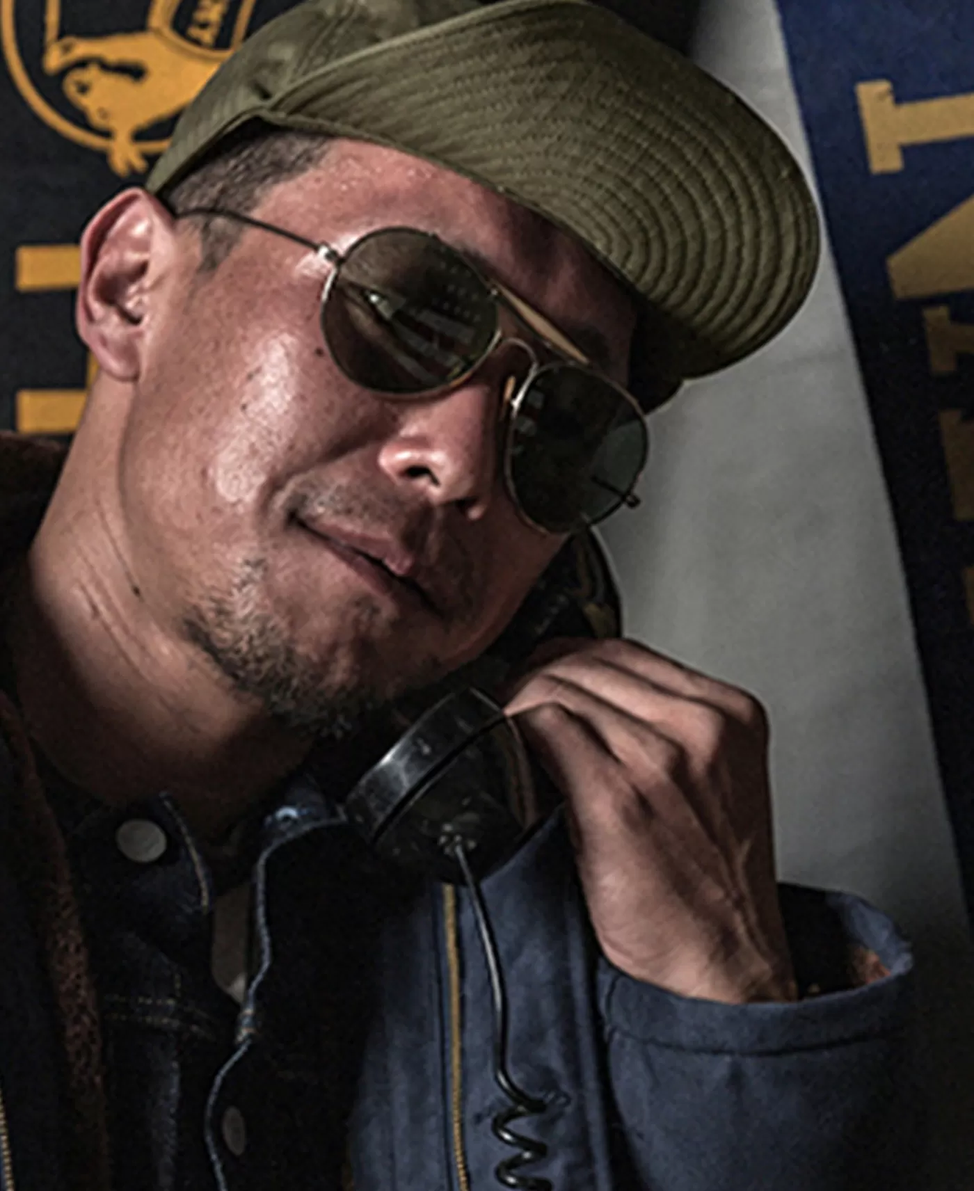 wwii_usaaf_type_a_cap__olive_5.webp Discount WWII USAAF Type A-3 Cap - Hats & Caps