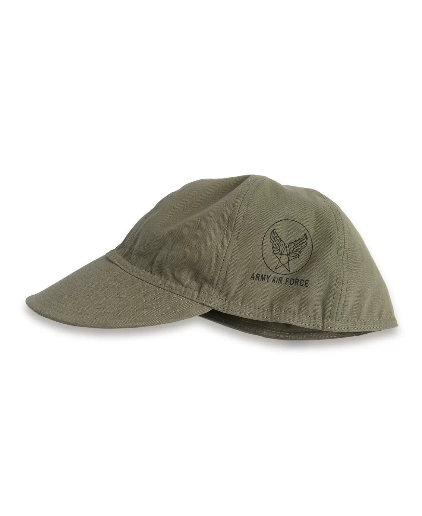 wwii_usaaf_type_a_cap__olive_9.webp Discount WWII USAAF Type A-3 Cap - Hats & Caps