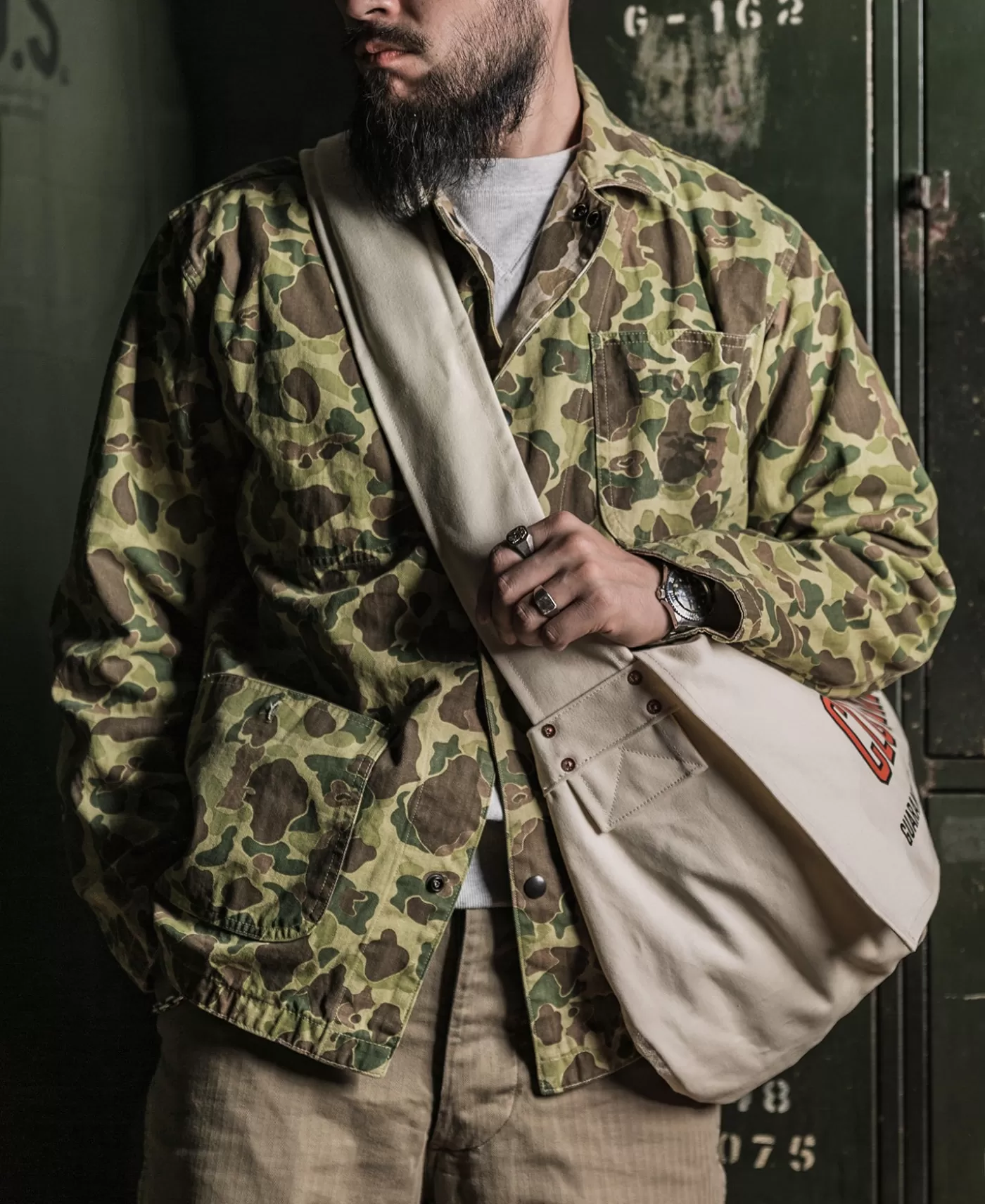 wwii_usmc_type_p_duck_hunter_camo_jacket_2.webp Hot WWII USMC Type P-42 Duck Hunter Jacket Jackets & Coats