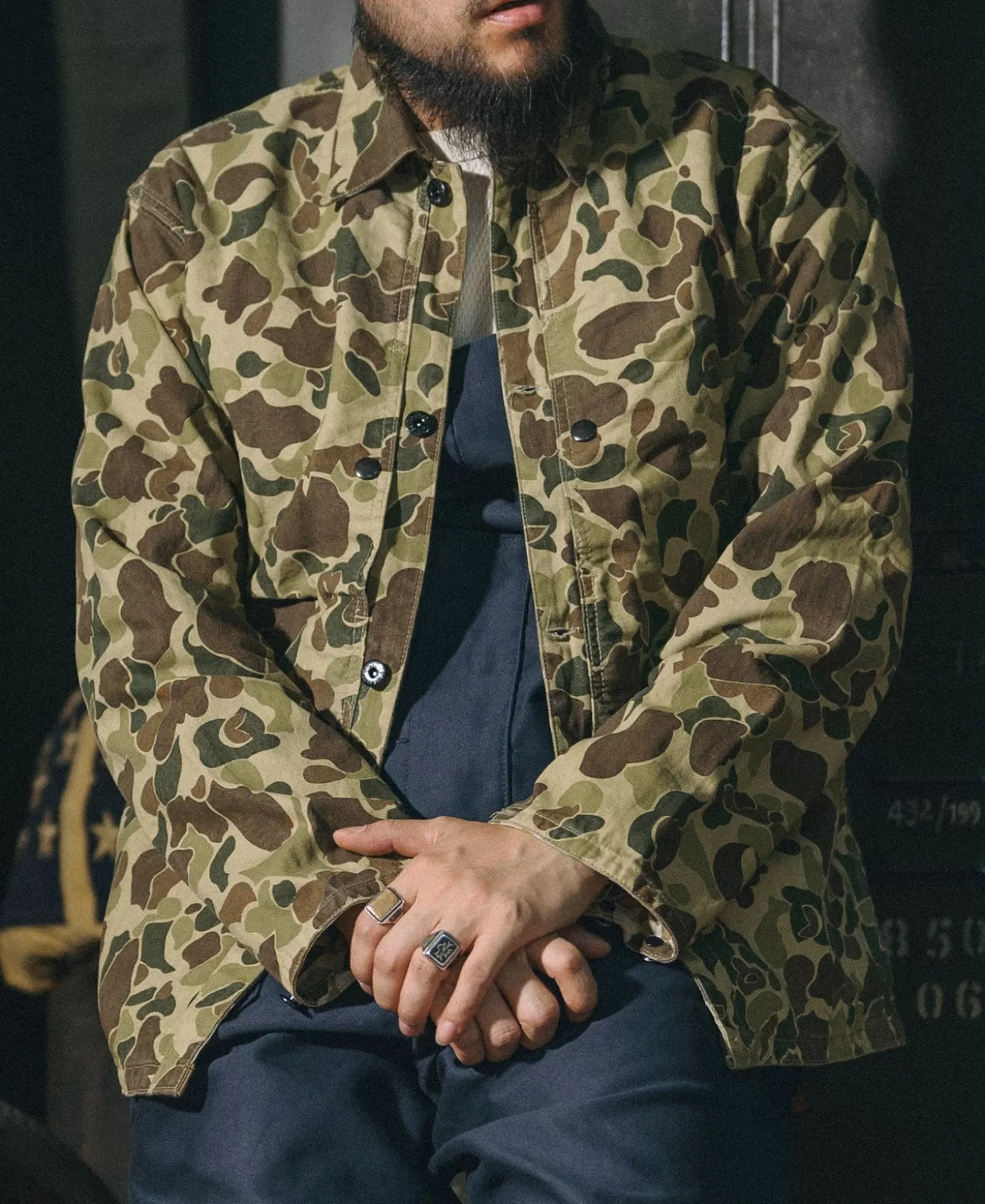 wwii_usmc_type_p_hbt_duck_hunter_camo_jacket_3.webp New WWII USMC Type P-44 HBT Duck Hunter Jacket Jackets & Coats