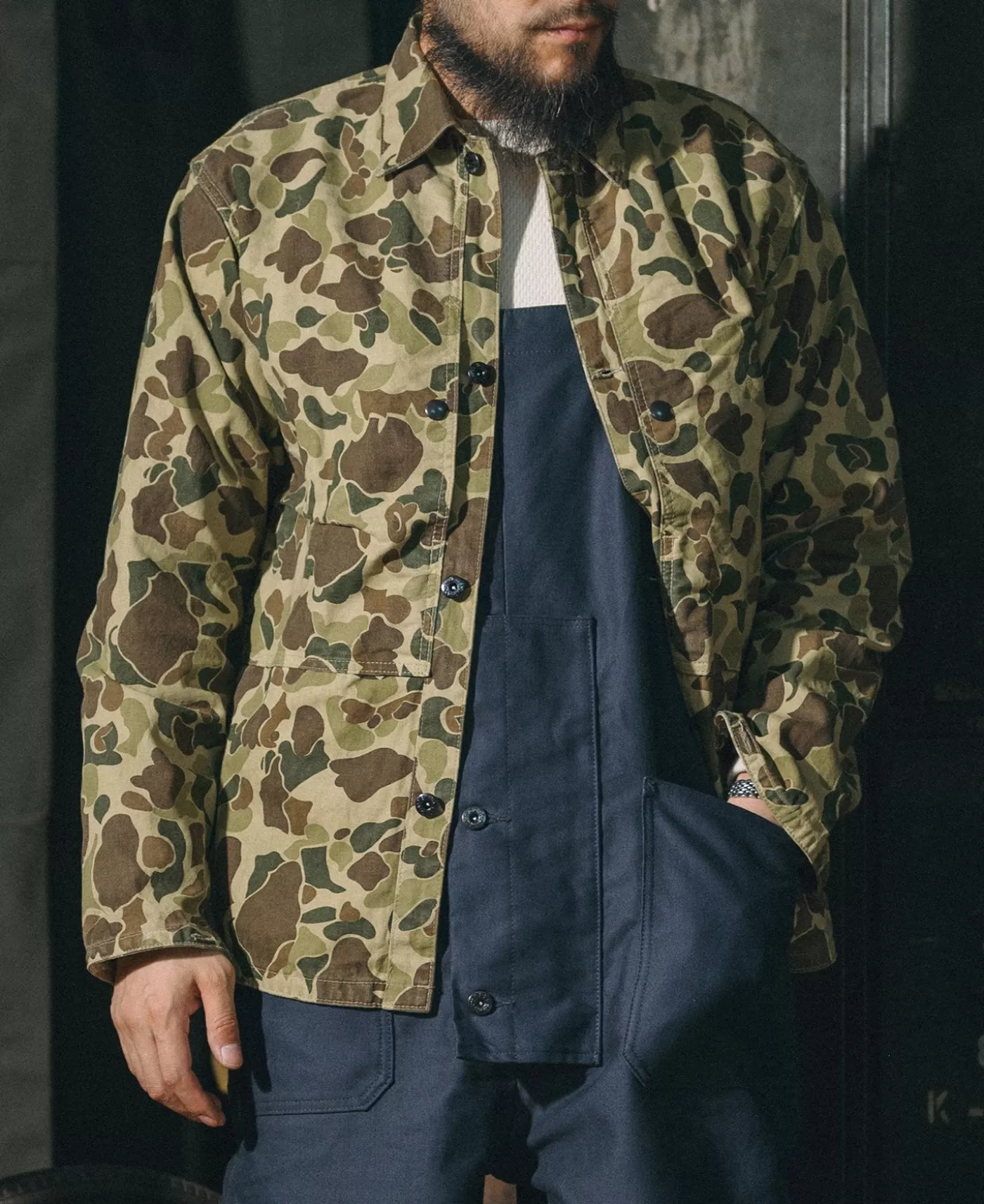 wwii_usmc_type_p_hbt_duck_hunter_camo_jacket_6.webp New WWII USMC Type P-44 HBT Duck Hunter Jacket Jackets & Coats